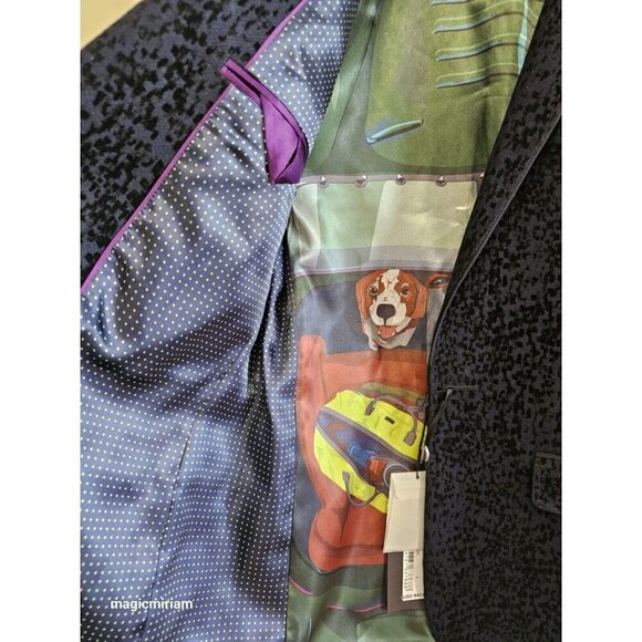 BNWT Ted Baker London Sherman Speckled Velvet Blazer - Picture 11 of 16